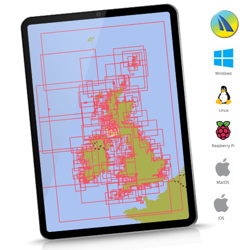 UK and Ireland 2025 - Cross Platform Charts for qtVlm