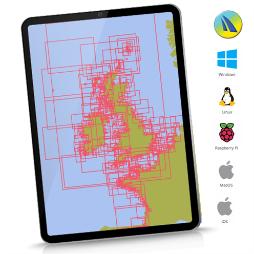 UK and Near Continent 2025 - Cross Platform Charts for qtVlm